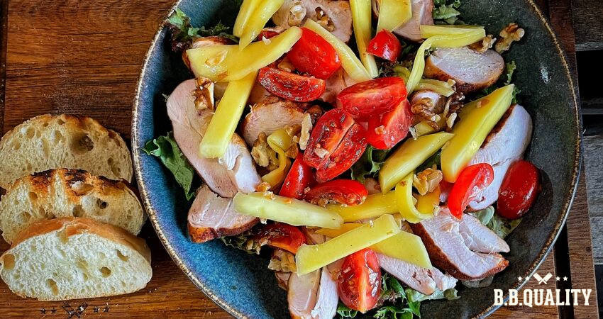 Gerookte kip salade recept | BBQuality
